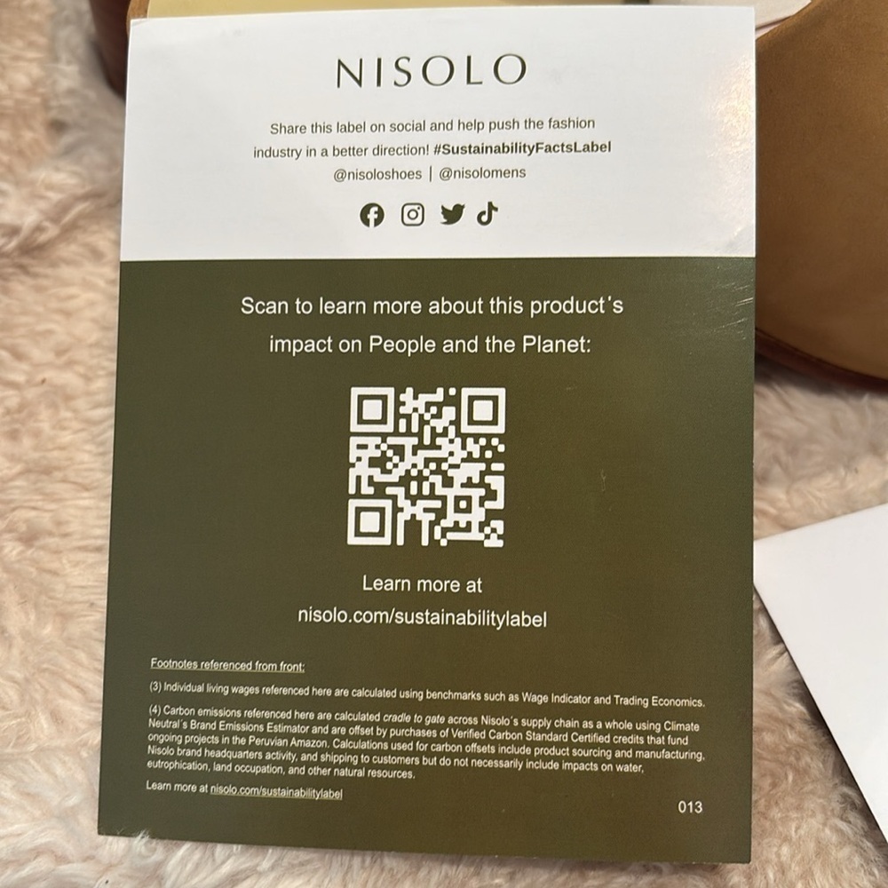 Nisolo All Day Heeled Leather brushed leather mule size 9, Sand with dust bag - Picture 15 of 16